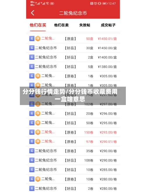 分分钱行情走势/分分钱币收藏费用一盒啥意思-第2张图片