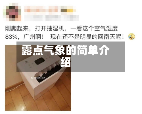 露点气象的简单介绍-第2张图片