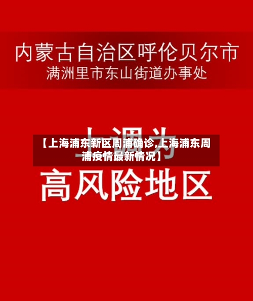【上海浦东新区周浦确诊,上海浦东周浦疫情最新情况】-第2张图片