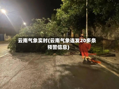 云南气象实时(云南气象连发20多条预警信息)