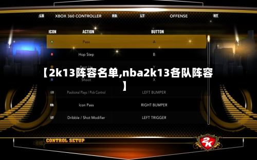 【2k13阵容名单,nba2k13各队阵容】-第3张图片
