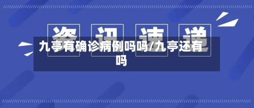 九亭有确诊病例吗吗/九亭还有吗
