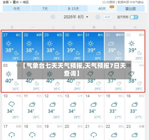 【气象台七天天气预报,天气预报7日天查询】-第2张图片