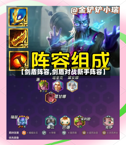 【剑盾阵容,剑盾对战新手阵容】