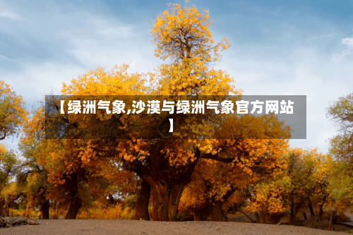 【绿洲气象,沙漠与绿洲气象官方网站】-第2张图片