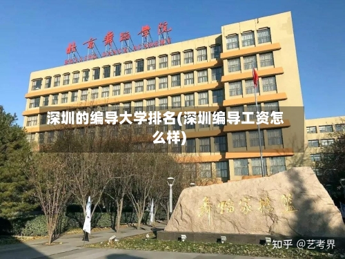 深圳的编导大学排名(深圳编导工资怎么样)-第2张图片