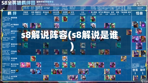 s8解说阵容(s8解说是谁)-第2张图片