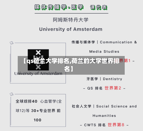 【qs荷兰大学排名,荷兰的大学世界排名】-第3张图片