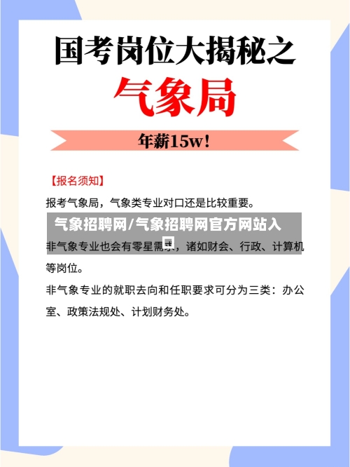 气象招聘网/气象招聘网官方网站入口