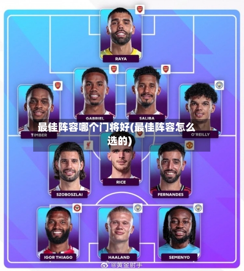 最佳阵容哪个门将好(最佳阵容怎么选的)